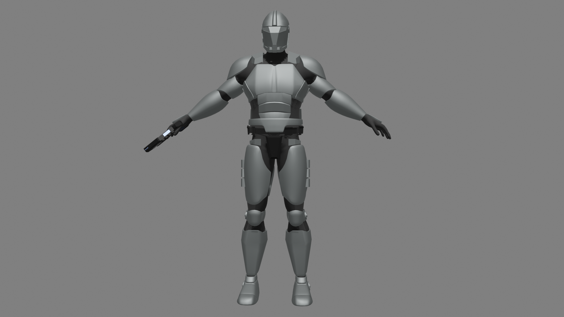 Rigged Sci-Fi Soldier | Animation-Ready preview image 1
